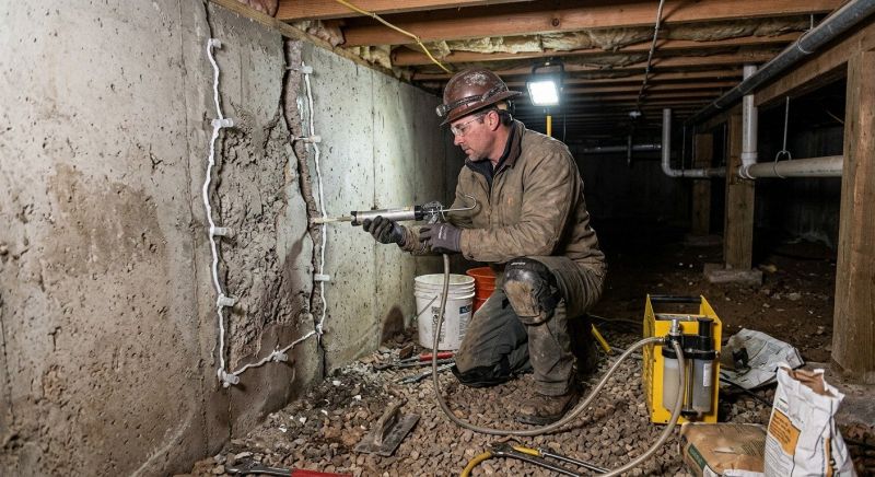 Basement Foundation Repair in Boston, MA
