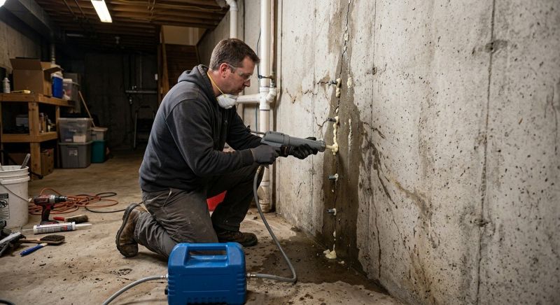 Basement Foundation Repair in East Weymouth, MA