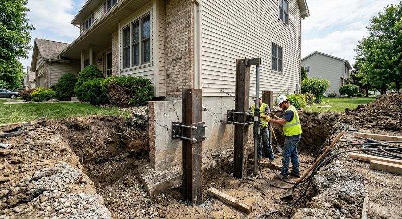 Basement Underpinning in Wrentham, MA