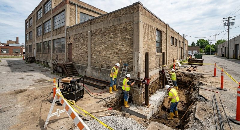 Building Foundation Repair in Wrentham, MA