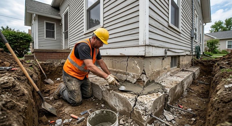 Building Foundation Repair in North Easton, MA