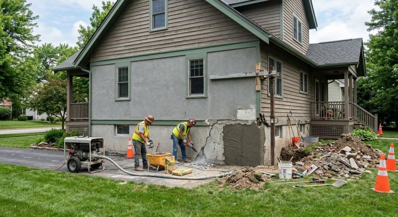 Building Foundation Repair in North Scituate, RI