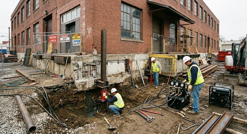 Building Foundation Repair in Woonsocket, RI