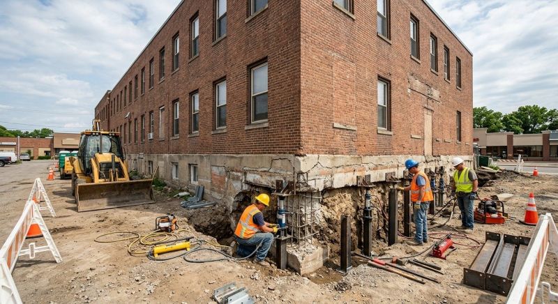 Commercial Foundation Repair in Wrentham, MA