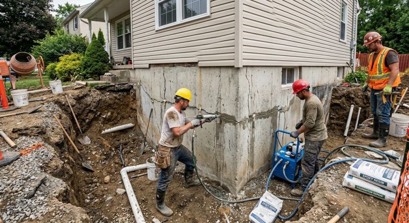 Concrete Foundation Repair in Needham, MA
