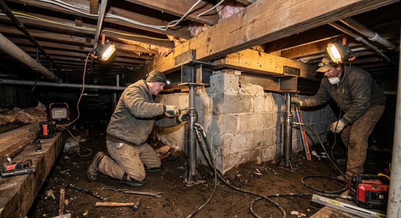 Concrete Foundation Repair in North Easton, MA