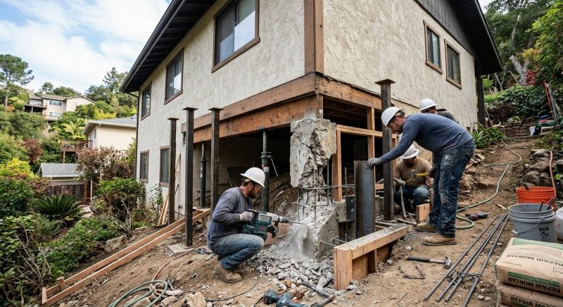 Concrete Foundation Repair in Providence, RI