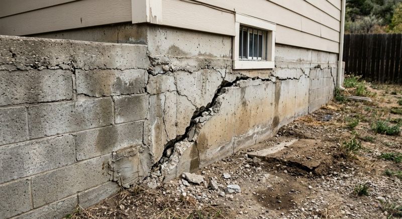 Cracked Foundation Repair in Seekonk, MA