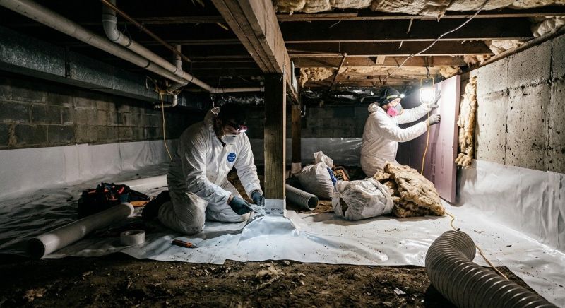 Crawl Space Leveling in Wrentham, MA