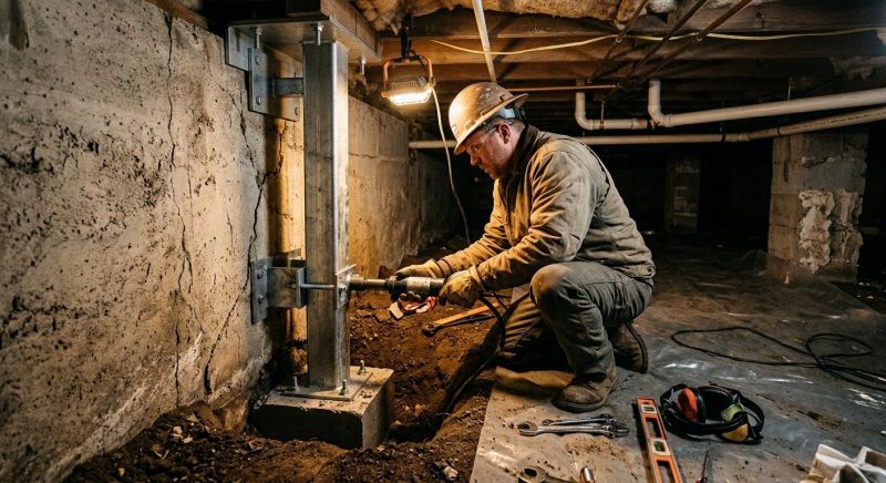 Crawlspace Foundation Repair in Brockton, MA