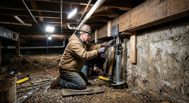 Crawlspace Foundation Repair in Brookline, MA