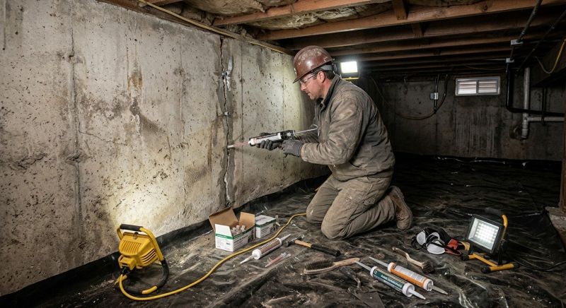 Crawlspace Foundation Repair in Brookline, MA