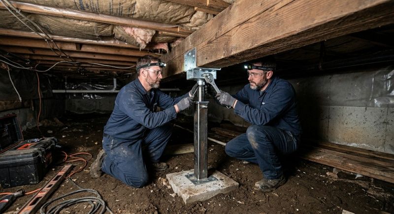 Crawlspace Foundation Repair in Canton, MA