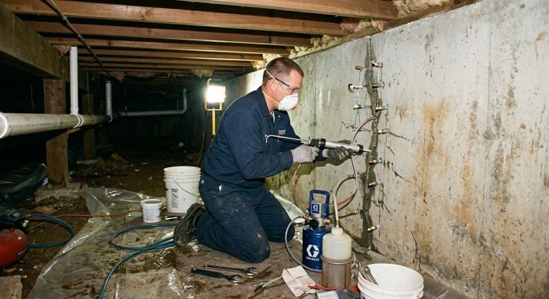 Crawlspace Foundation Repair in Milton, MA