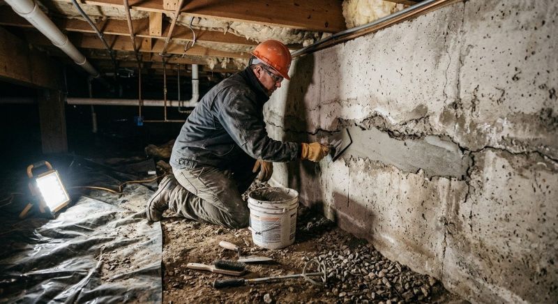 Crawlspace Foundation Repair in Pascoag, RI