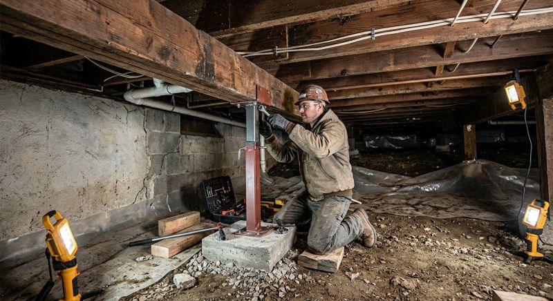 Crawlspace Foundation Repair in Pascoag, RI