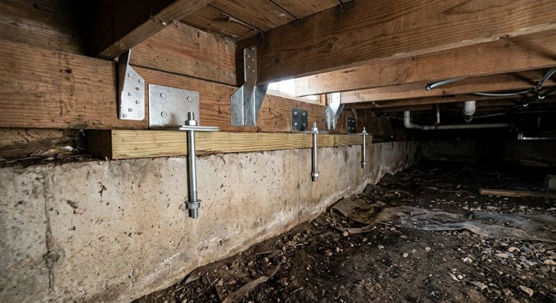 Crawlspace Structural Repair in Wrentham, MA