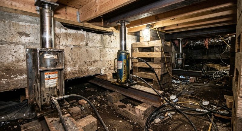 Foundation Jacking in Avon, MA