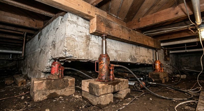 Foundation Jacking in Berkley, MA