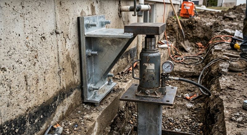 Foundation Jacking in Braintree, MA