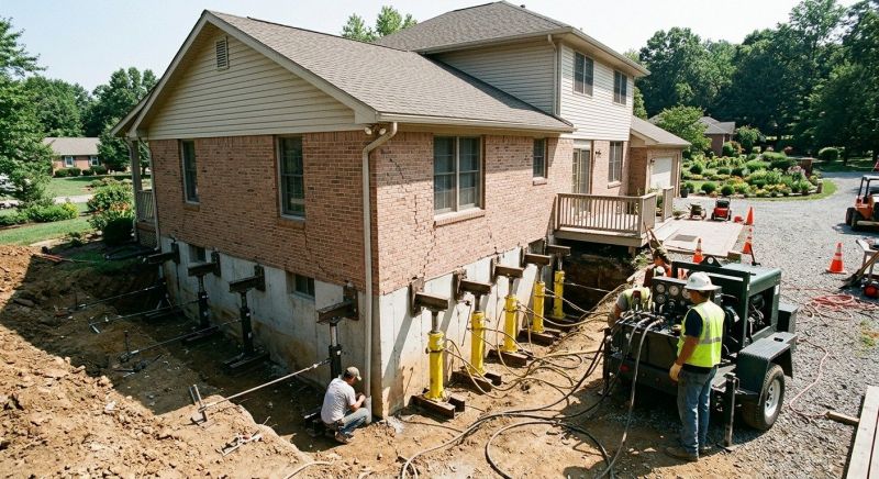 Foundation Jacking in Johnston, RI