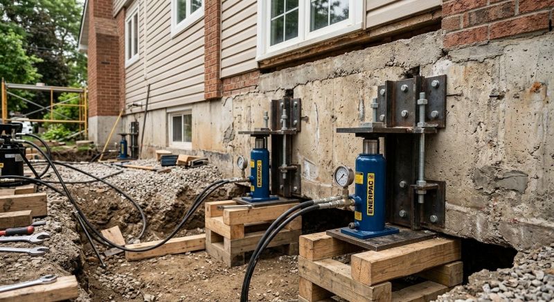Foundation Jacking in Marlborough, MA