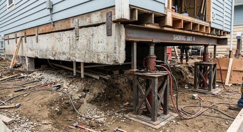Foundation Jacking in Pascoag, RI