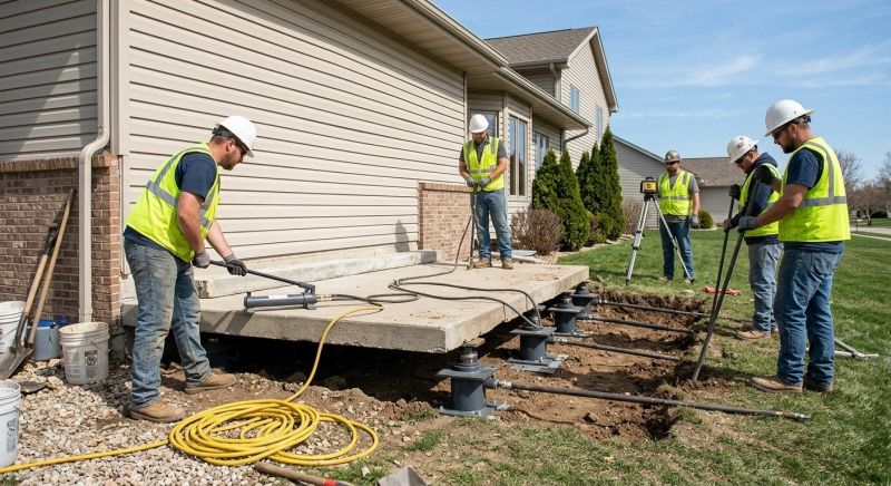 Foundation Lifting in Canton, MA