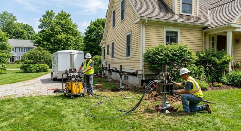 Foundation Lifting in Grafton, MA