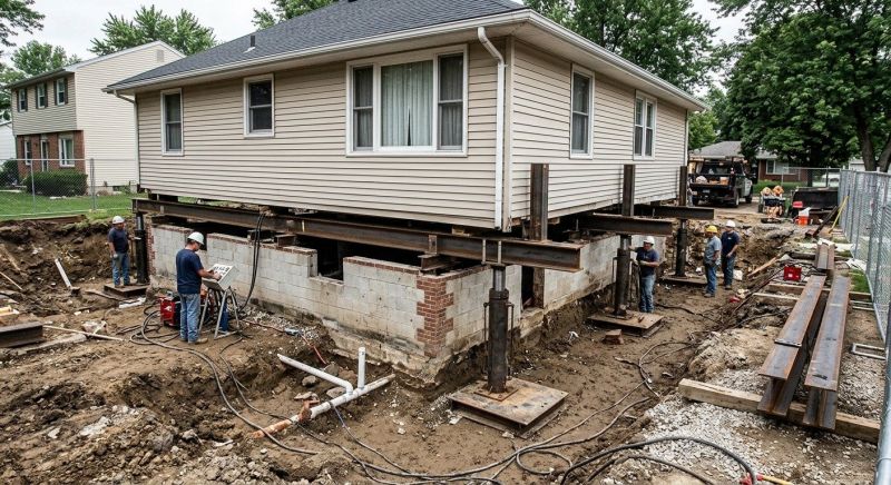 Foundation Lifting in Mansfield, MA