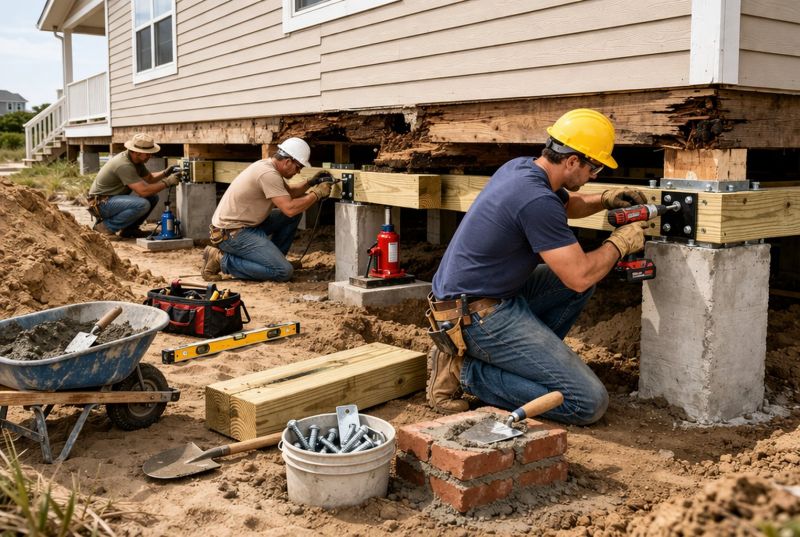 Foundation Raising in Raynham, MA