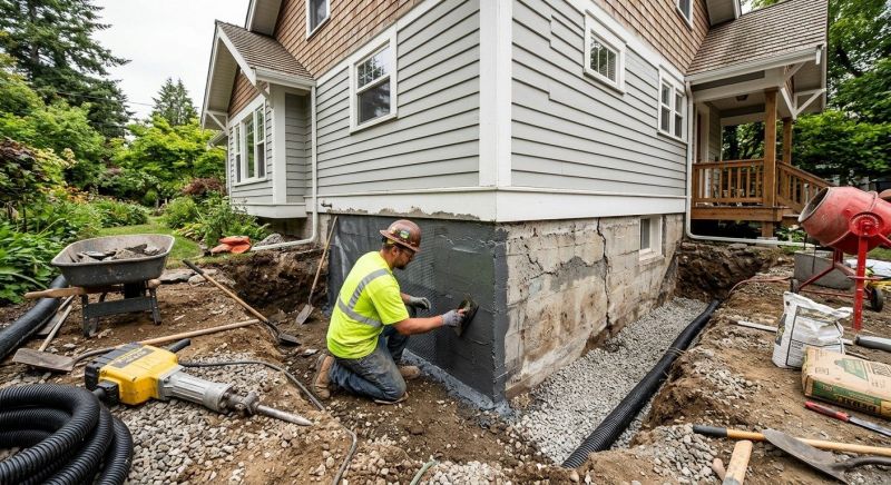 Foundation Renovation in Wrentham, MA