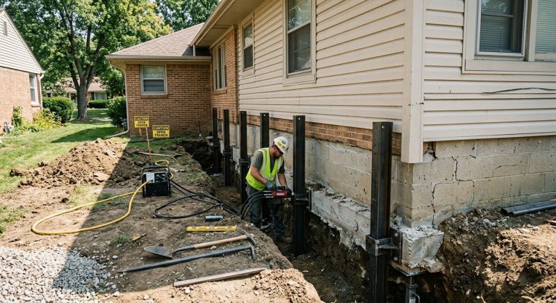 Foundation Renovation in Wrentham, MA