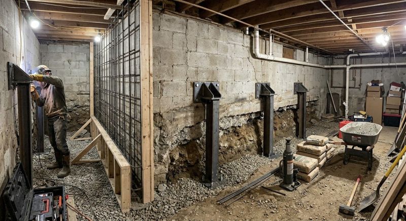 Foundation Stabilizing in Chepachet, RI