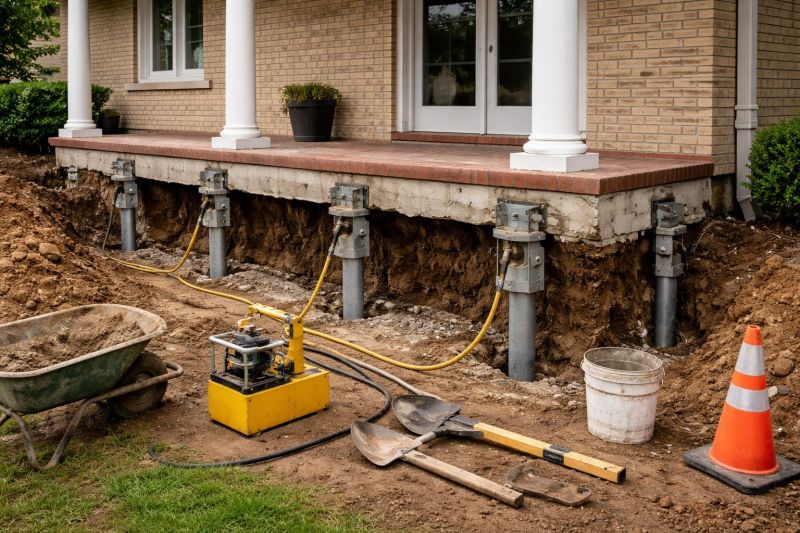 Foundation Stabilizing in Johnston, RI