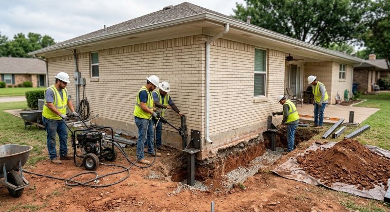 Foundation Stabilizing in Newton, MA