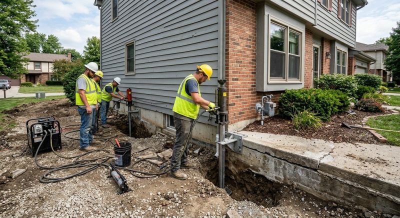 Foundation Stabilizing in Oakland, RI