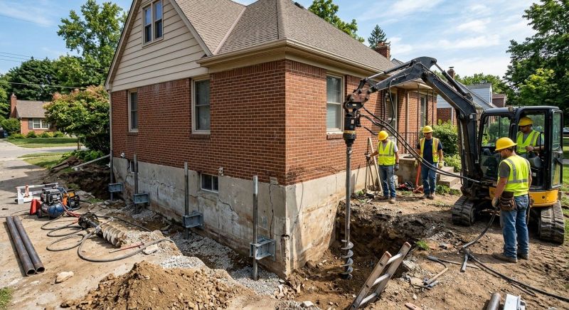 Foundation Stabilizing in Quincy, MA