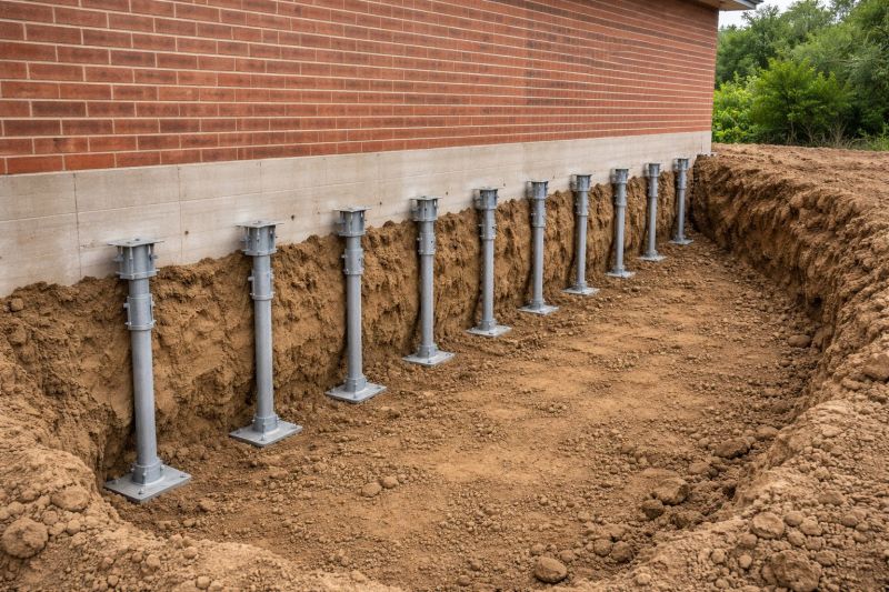 Helical Piers Installation in Wrentham, MA