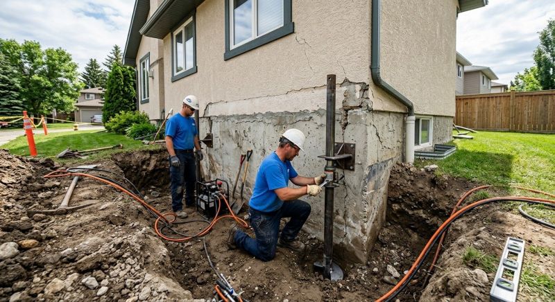 Helical Pile Installation in Wrentham, MA