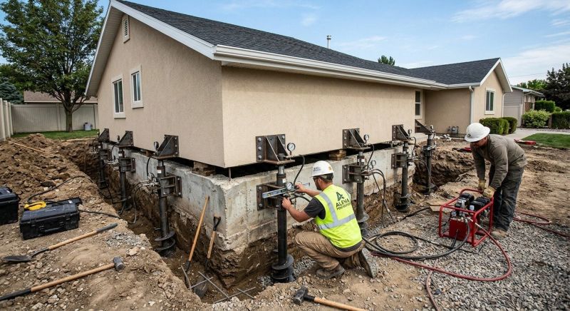 Home Foundation Leveling in Mansfield, MA