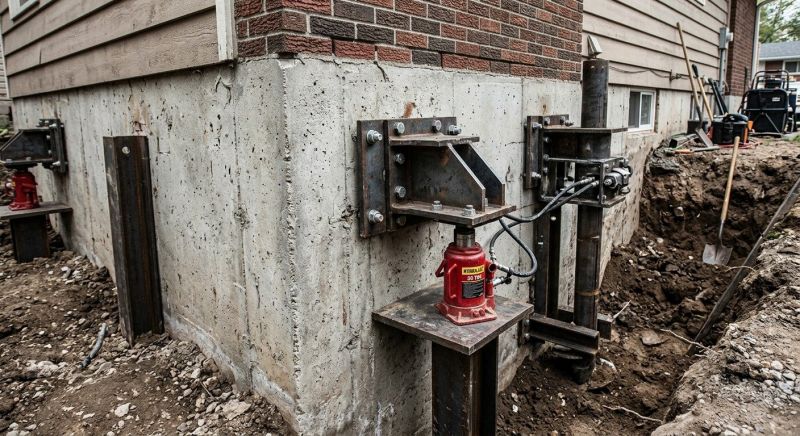 House Foundation Leveling in Wrentham, MA