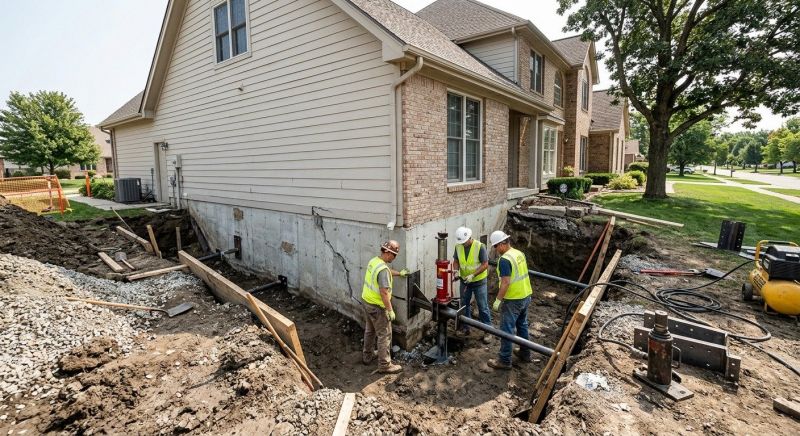 House Foundation Repair in Millis, MA