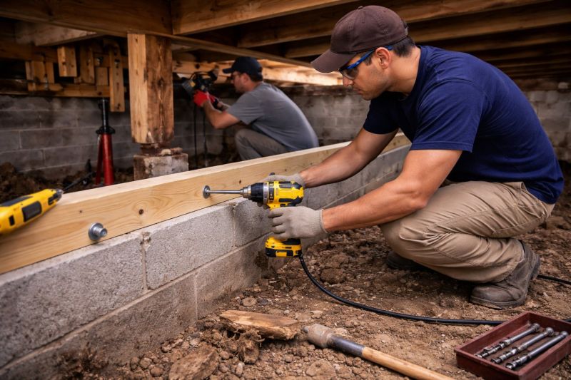 House Foundation Repair in Westwood, MA