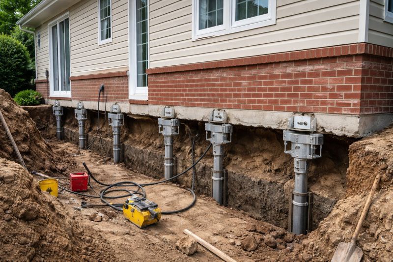 House Underpinning in Wrentham, MA