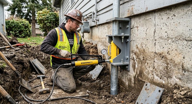 Settling Foundation Service in East Bridgewater, MA