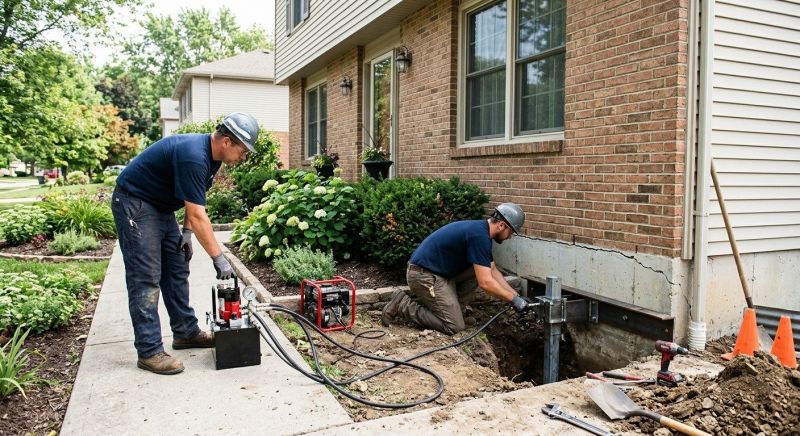 Settling Foundation Service in Milford, MA