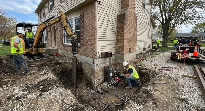 Sinking Foundation Repair in Jamaica Plain, MA
