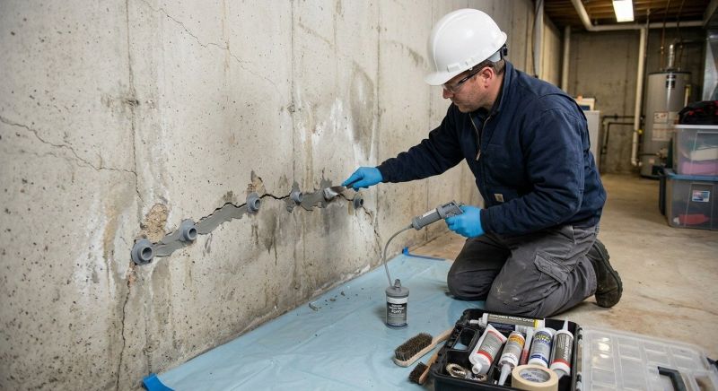 Structural Crack Repair in Wrentham, MA