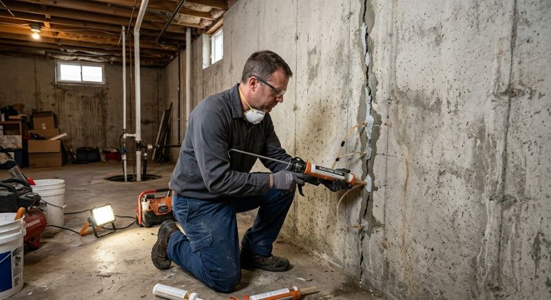 Structural Crack Repair in Wrentham, MA
